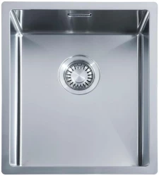 ABK Bingara stainless steel sink 34x40cm flush-mounted, undermount, and surface-mounted 34FVI
