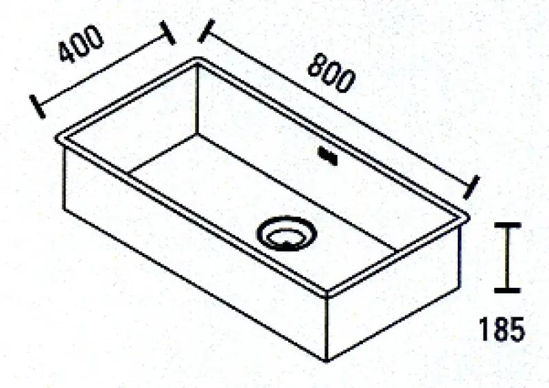 ABK Bingara extra large stainless steel sink 80x40cm flush mount, undermount, and top mount BIN80FVI