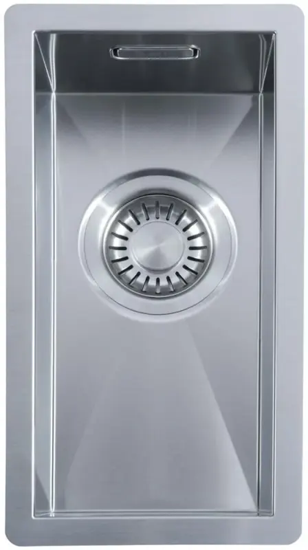 ABK Baronga small stainless steel sink 16x34 cm flush mount, undermount, and top mount BAR16FVI