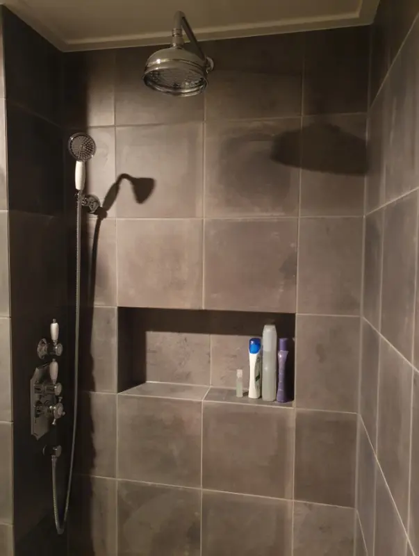 Huber Victorian Thermostatic Built-in Shower Set Stainless Steel 913.VT01H.AC