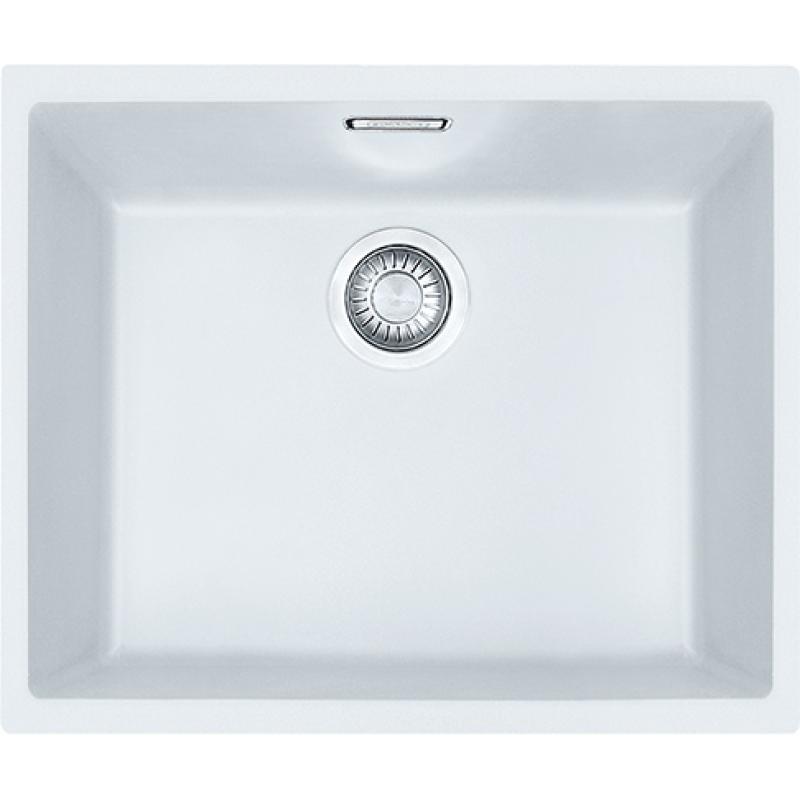 Franke Sirius 2 S2D 110.50 white plastic sink 50x41cm undermount 125.0252.224