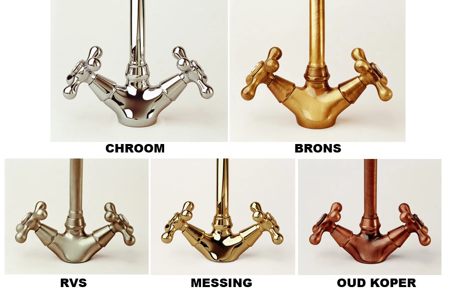 Old Fashion Consealed single lever sink mixer Chrome 10.9021 - Productafbeelding 3