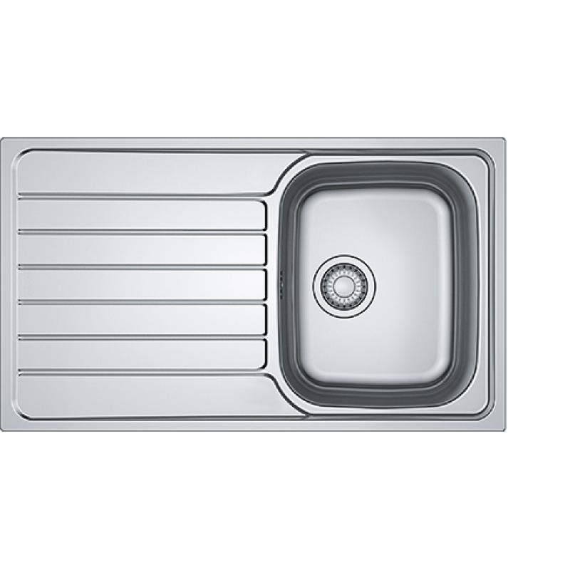 Franke Spark SKX 611 stainless steel Inset kitchen sink with drainer 86x50cm 101.0713.206