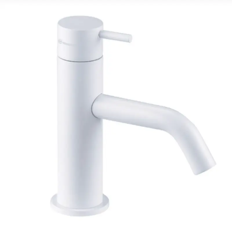 Waterevolution Flow washbasin faucet matte white T110BR
