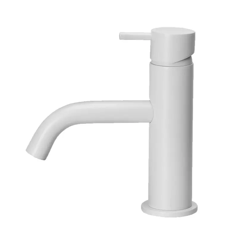 Waterevolution Flow washbasin faucet matte white T110BR