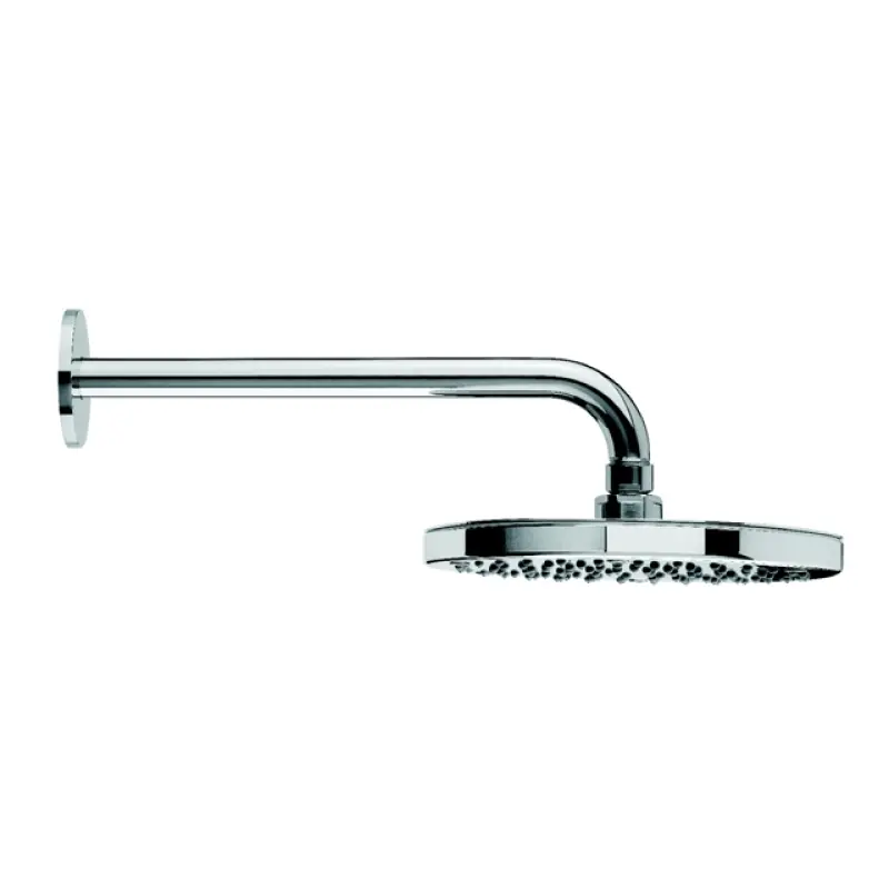 Waterevolution Flow shower head 200mm with wall connection chrome T164101