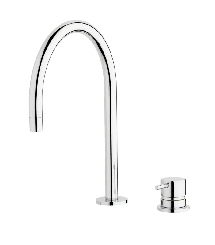 Waterevolution Flow 2-hole basin tap chrome T112U01