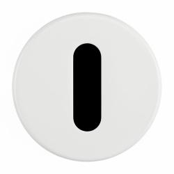 Waterevolution Flow Electronic consealed washbasin tap, electric with automatic stop & go valve White T118EEBR