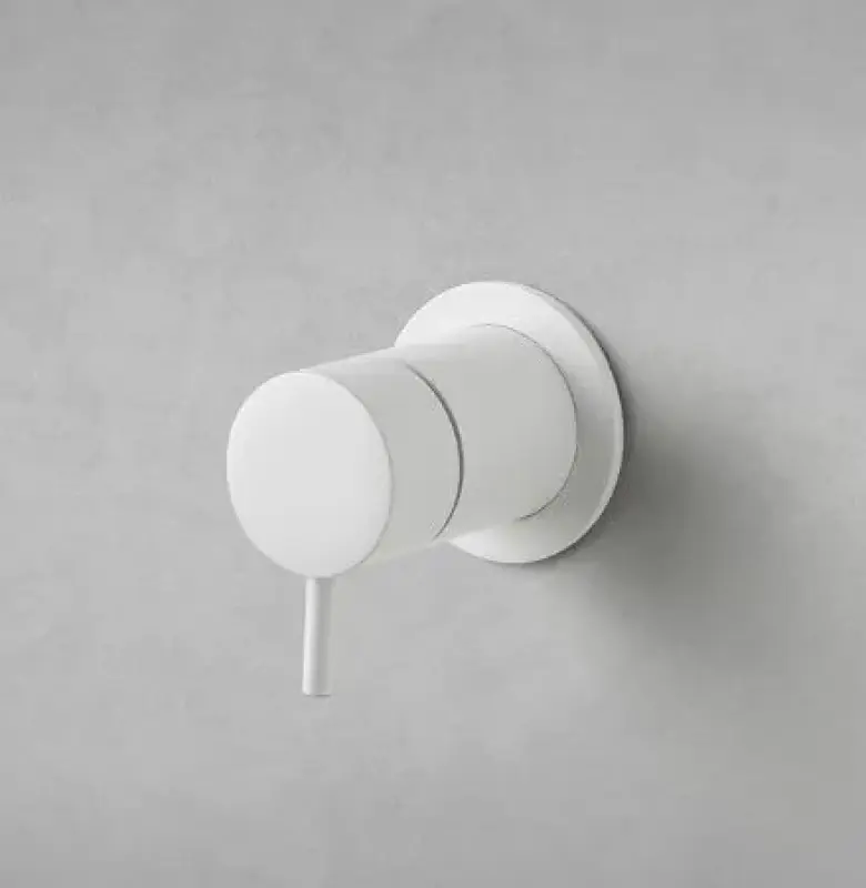 Waterevolution Flow Built-in Mixer Tap Matte White 1208512412