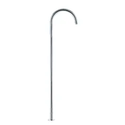 Waterevolution Flow Floor standing wasbasin spout U Black T1677PR 