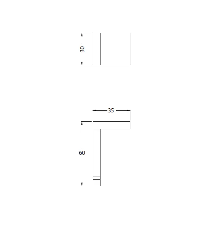 Waterevolution Deep Simple hook RVS A250IE