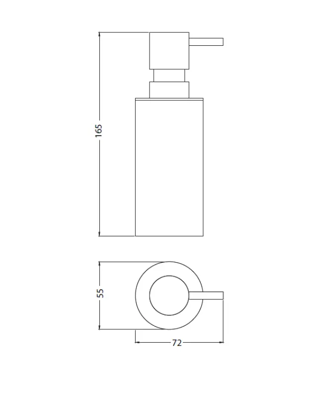 Waterevolution Deep Soap dispenser White A225BR