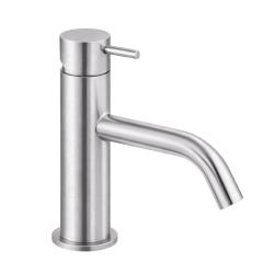 Waterevolution Flow low washbasin faucet stainless steel T110IE