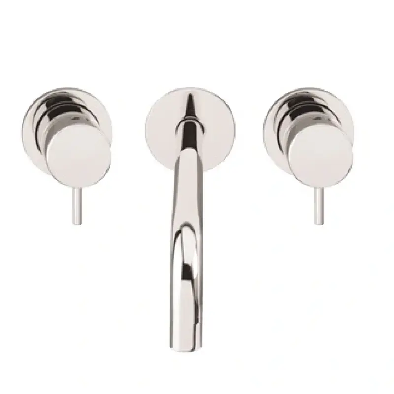 Water Revolution Flow 3-hole Built-in Washbasin Faucet Chrome with spout 21 cm T1163F01-21