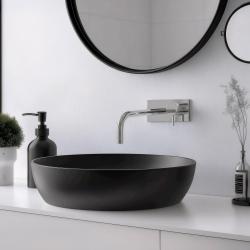 Waterevolution Flow Consealed washbasin monobloc mixer with 15 cm spout, esasy box and automatic stop & go valve, built-in + external parts Chrome T1161B01-15