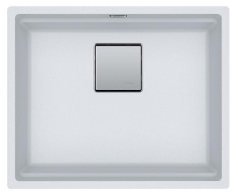 Franke Kubus KNG 110.52 kitchen sink 52x42 white granite undermount 125.0633.725
