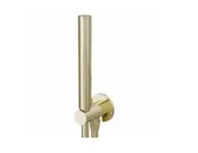 Waterevolution Flow bath set complete with wall connection Brushed Brass T1621LE