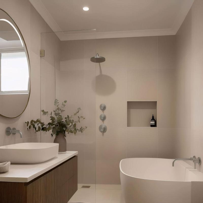 Waterevolution Flow Built-in Shower Thermostat with 2 shut-off valves full stainless steel 1208916472