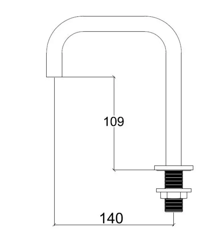 Waterevolution Cruz washbasin tap 3-hole matt black 1208916602