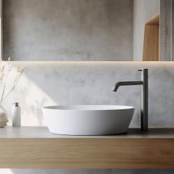 Waterevolution Flow washbasin tap for washbasin gun metal T115GME