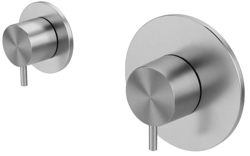 Waterevolution Flow Built-in Shower Thermostat with 1 diverter valve full stainless steel 1208920976