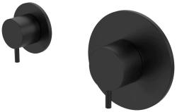 Waterevolution Flow Built-in Shower Thermostat with 1 shut-off valve matt black 1208920977