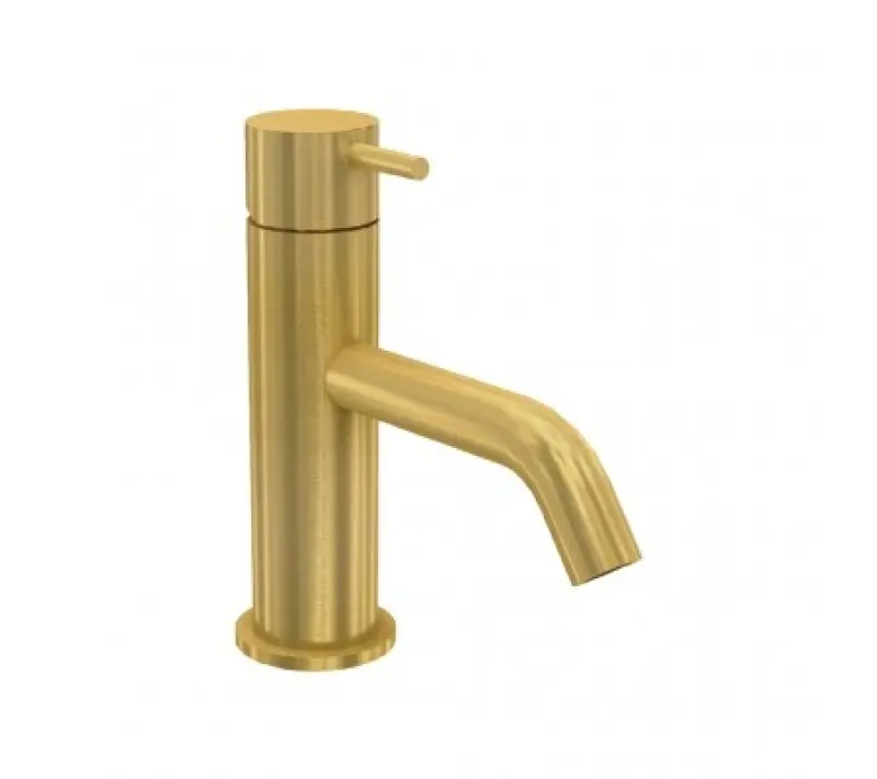 Waterevolution Flow basin tap brushed brass T1101ALE