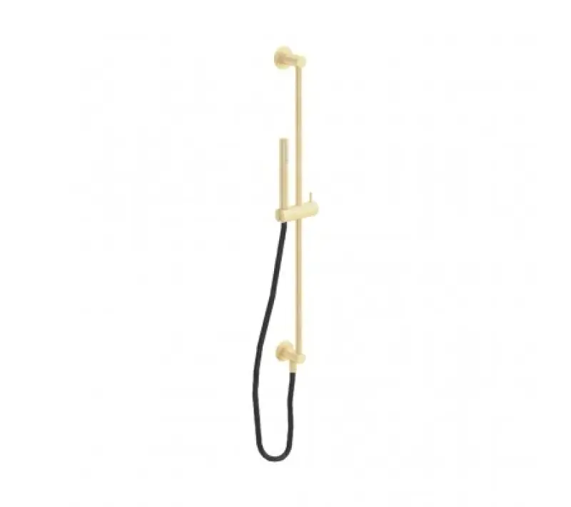 Waterevolution Flow sliding rail set with hand shower 800mm Light Gold T1661WGE