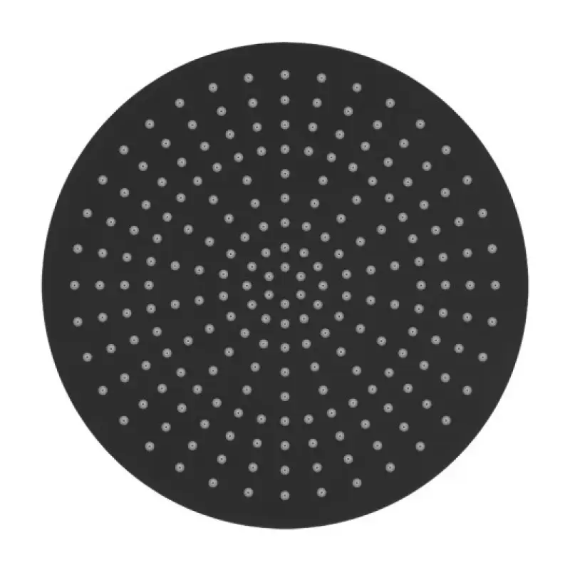 SB Rubinetterie Rain Shower Eco Air Water-Saving Shower Head 30 cm Metal Matte Black 1208946745