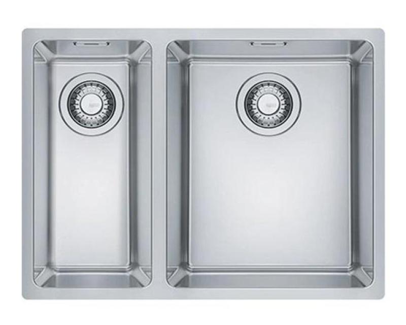 Franke Maris MRX 260 BR 1.5 one and a half stainless steel kitchen sink flush mounted large bin right 127.0637.546
