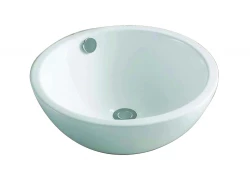 OUTLET Blusani Cera 44 cm glossy white ceramic countertop sink BC204503
