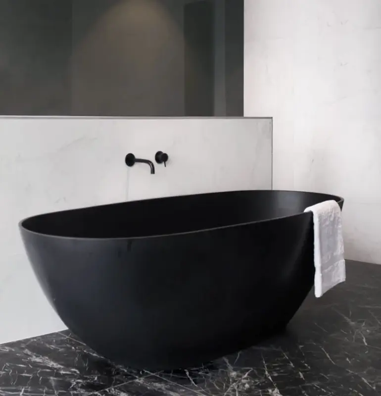 Waterevolution Flow thick spout matt black 21cm T1671-21.PR