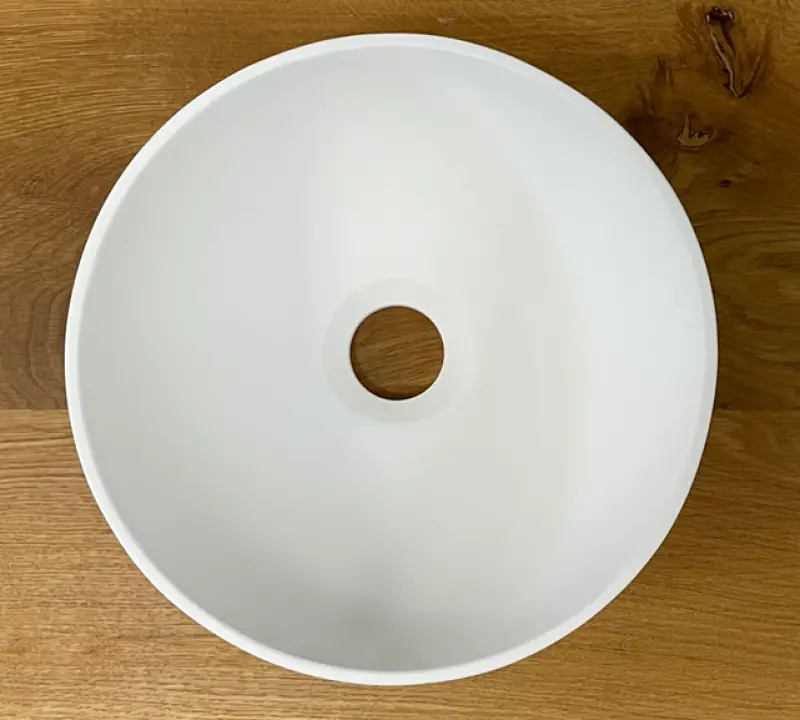 Solid S small washbasin, Solid Surface, round, 25 x 25 x 11 cm, matte white, 1208953272