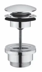 PB Unix sink plug 1 1/4 lockable push up click clack chrome 1208953283