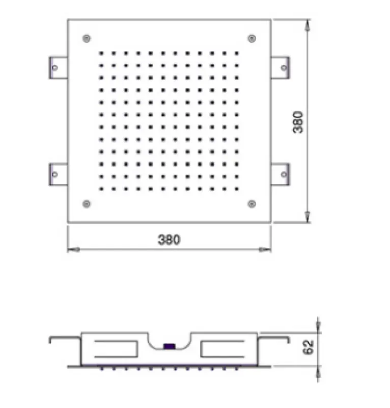 Waterevolution Flow Consealed headshower Stainless steel T1641IE kloon 07-08-2018 03:36:05 (kloon) (kloon) (kloon) (kloon)