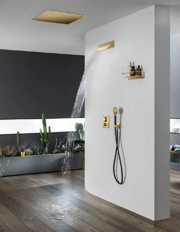 Waterevolution Flow Shower holder with outlet, flexible and handshower Black T1621PR kloon 07-08-2018 03:41:55 (kloon) (kloon)