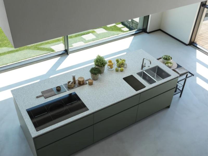 Franke Mythos MYX 160.34.16 BL one and a half stainless steel sink undermount 34+16cm 122.0607.063