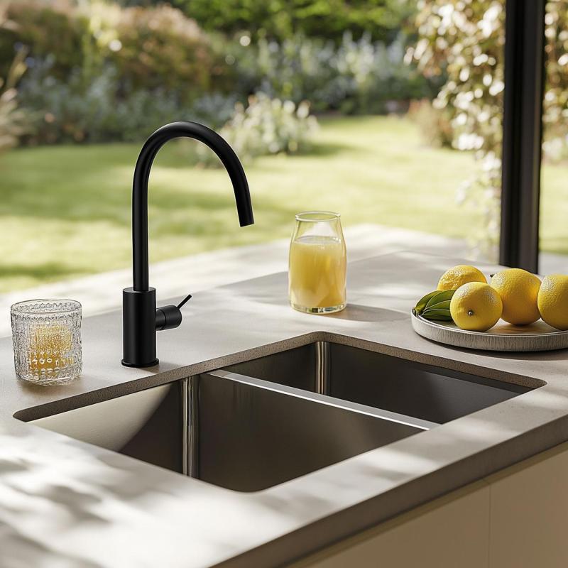 Franke Mythos MYX 160.34.16 BL one and a half stainless steel sink undermount 34+16cm 122.0607.063