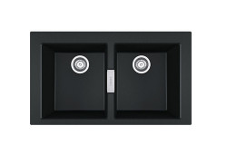 Franke Sirius 2 S2D 620 plastic double sink black built-in 143.0634.552