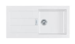 Franke Sirius 2 S2D 611 plastic sink with white drip tray surface mount 100x50 143.0634.551