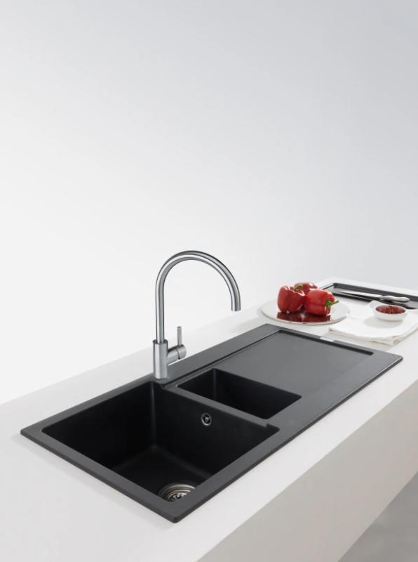 Franke Kitchen tap Eos Neo swivel spout completely stainless steel 115.0638.846