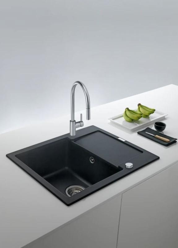 Franke Kitchen tap Eos Neo with spout pull-out spray head completely stainless steel 115.0638.862