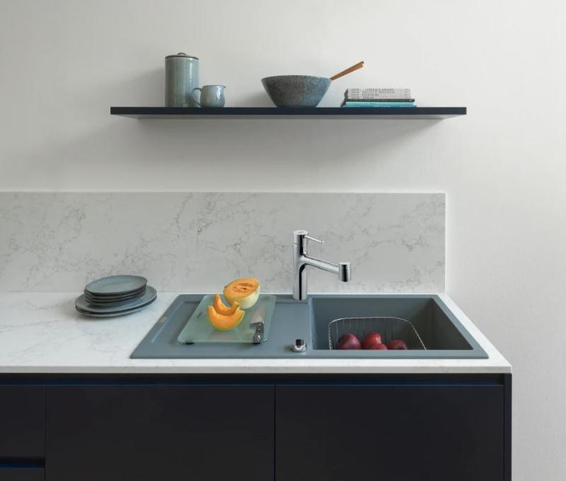 Franke Centro Kitchen tap chrome with pull-out spray shower 115.0600.131