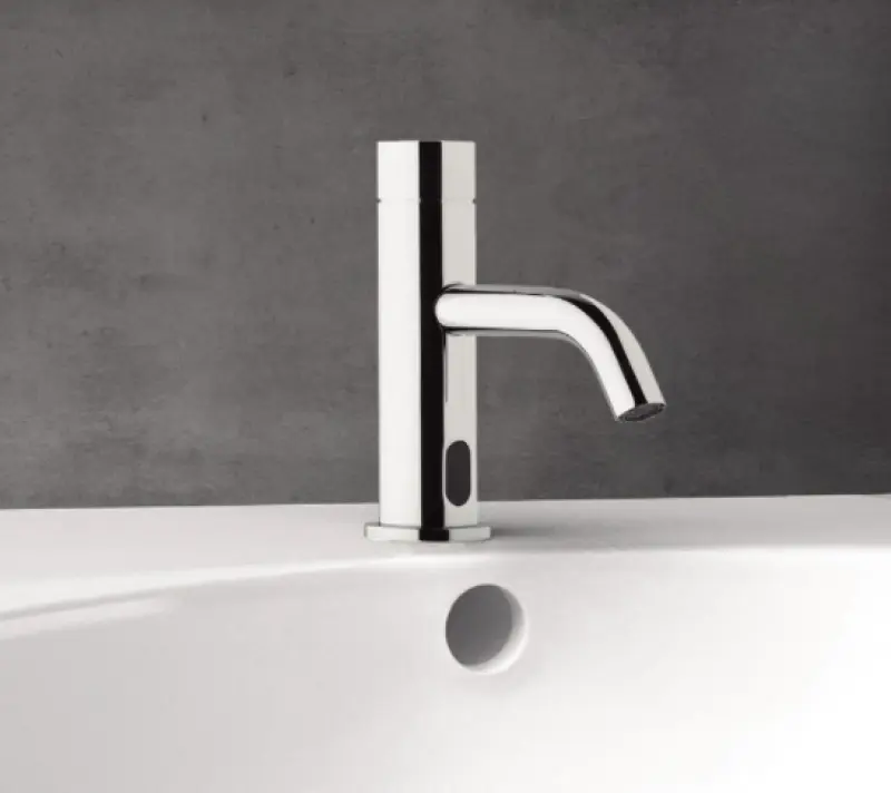 Waterevolution Flow electronic infrared bathroom faucet, battery-operated, chrome T110EB01