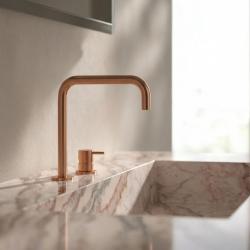 Waterevolution Flow 2-hole sink faucet PVD Brushed Copper T112HCPE