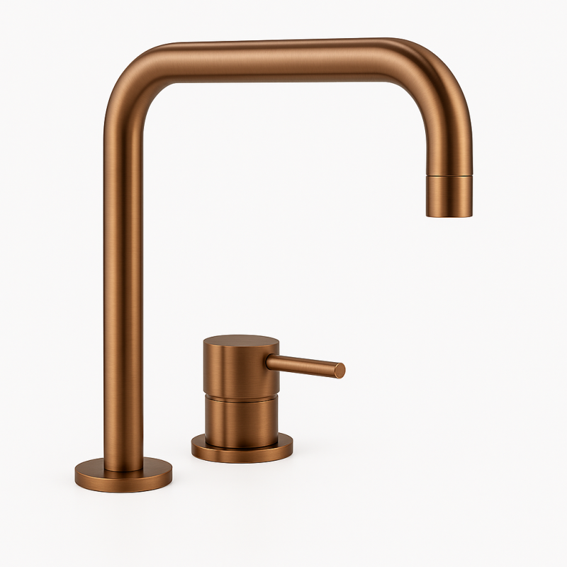 Waterevolution Flow 2-hole sink faucet PVD Brushed Copper T112HCPE