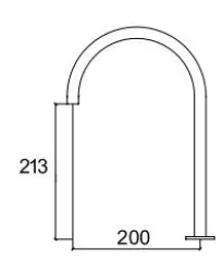 Waterevolution Flow Washbasin mixer with 2holes and automatic stop & go valve Chrome T112V01 (kloon) (kloon) (kloon) (kloon)