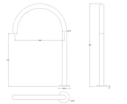 Waterevolution Flow Washbasin mixer with 2holes and automatic stop & go valve Chrome T112V01 (kloon) (kloon) (kloon) (kloon) (kloon)