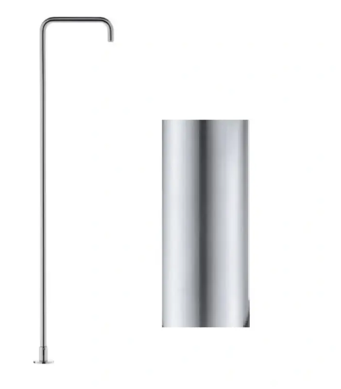 Waterevolution Flow Freestanding Washbasin Faucet Spout Fully Stainless Steel T1.676.IE
