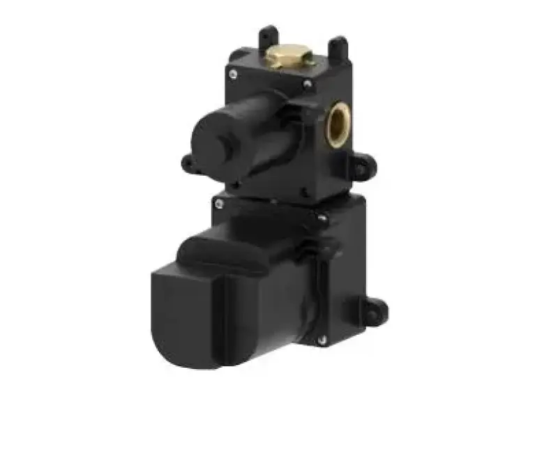 SB Round Shower Set Brushed Brass PVD Recessed Complete 1208954245